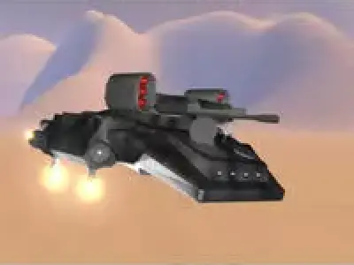 Space Tank Free 3D model