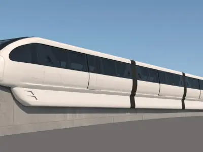 Monorail 2 3D model