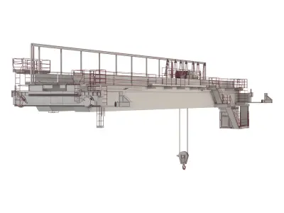 Overhead Crane 3D model order