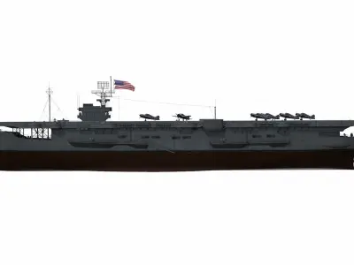 Ship 06 Low-poly 3D model