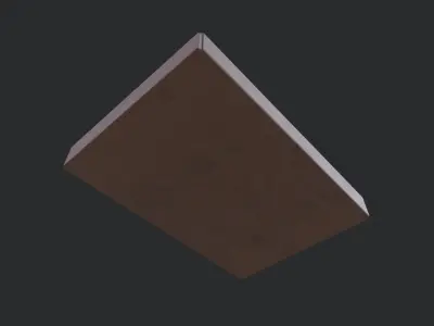 Cardboard Box 04 Low-poly 3D model