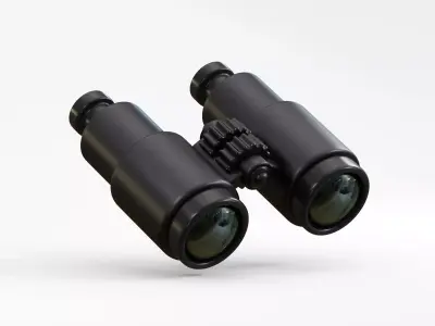 Binoculars Low-poly 3D model