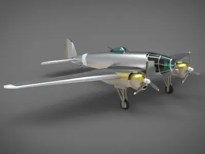 Heinkel He 111 3D model buy