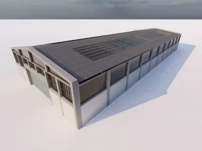 Warehouse-Warehouse Building 3D model 3