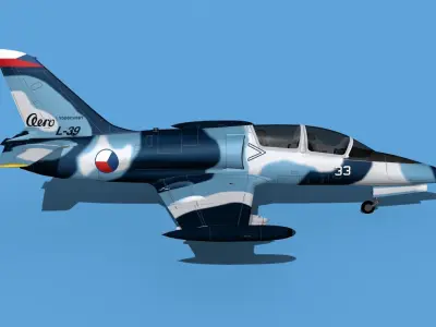 Aero Vodochody L-39C Albatross Cz Rep 04 3D model