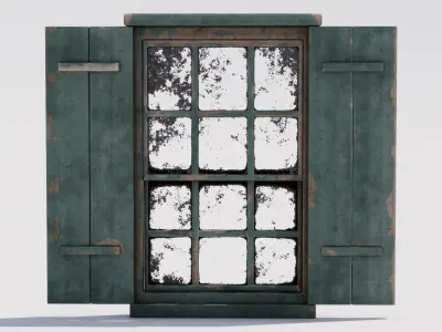 Window Low-poly 3D model purchase