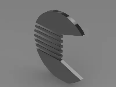 Quant logo 3D model
