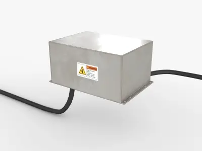 Electrical Box 05 Low-poly 3D model
