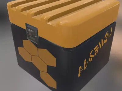 SciFi Crate 1 3D model