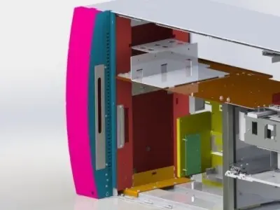 Machine cabinet cnc Free 3D model