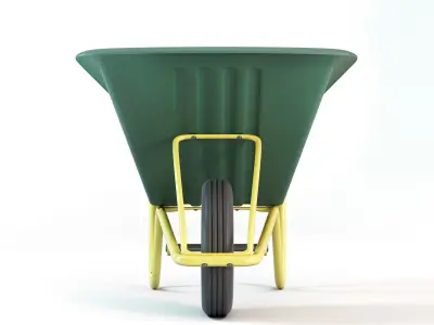 Garden Wheelbarrow 3D model