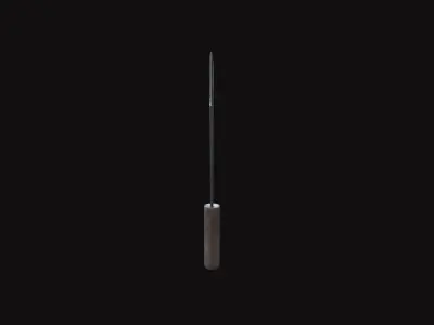 Medieval Billhook Low-poly 3D model