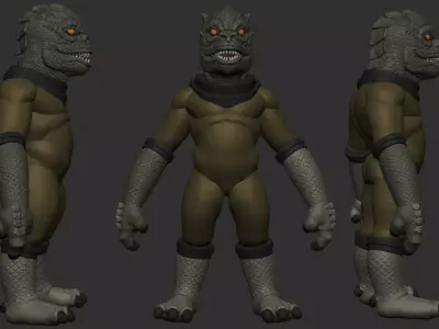 Base Mesh Boosk 3D model