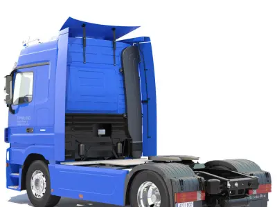 Mercedes Actros Spacecab Truck 3D model
