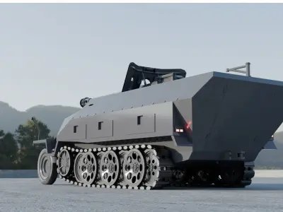 SDKFZ 251 Ausf D 3D model 3D model