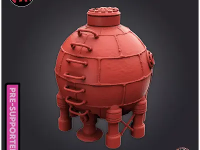 Sphere Storage Tank 3D print model