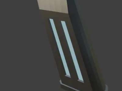 SCI FI Pistol Free low-poly 3D model