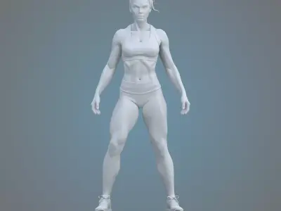 Motivational Gym Decor Statue PM-69 3D print model