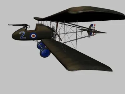  RAF fe8 Low-poly 3D model