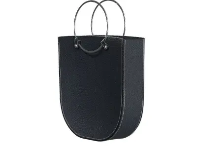 Silver Ring Mini Bag 3D model