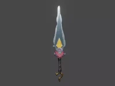 Zeloeman Sword A 70 Low-poly 3D model