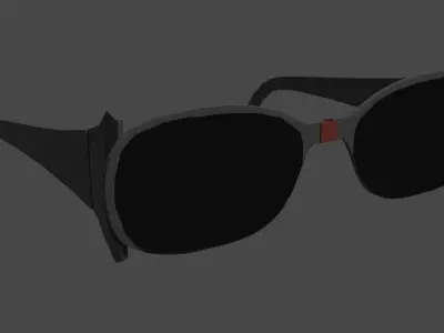glasses pair of sunglasses 3D model buy