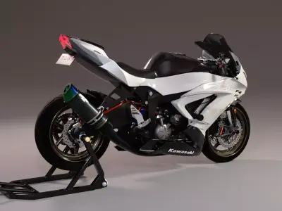 Kawasaki Ninja ZX636 6R 2015 3D model