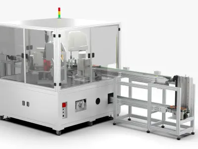Automatic Mobile Phone Battery Testing Machine 3D model