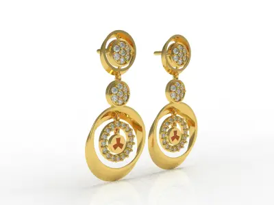 Diamond Pendant Set 30 3D print model