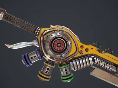 Fantasy Sword 14 3D Model Low-poly 3D model