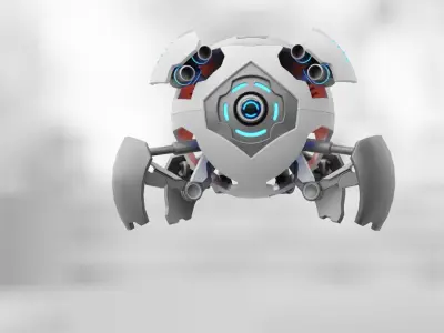 COMBAT ROBOT 3D model buy
