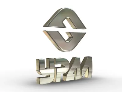 ural logo 3D model