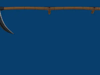 Scythe Low-poly 3D model buy