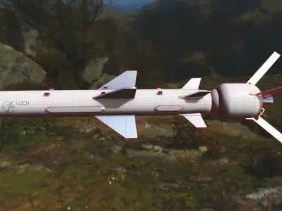 R-360 Neptune Missile Low-poly 3D model