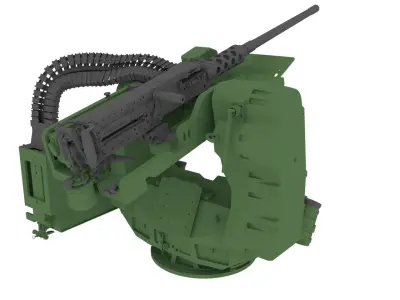 Guardian 20 RWS REMOTE WEAPON STATION turret 3D model