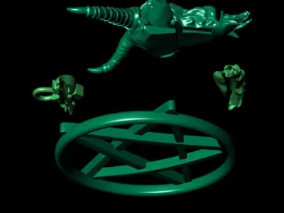 zbrush pendant 3D print model