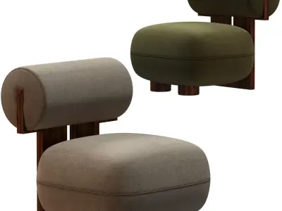 HIPPO Lounge Chair by Norr11 3D model