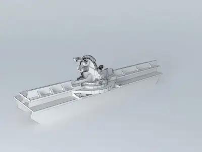 Miter Saw Support Free 3D model