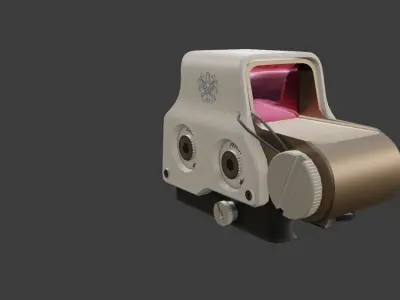 EOTech EXPS3 Type Gun Holographic Sight 3D model