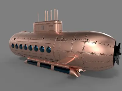 Tourist Submersible 3D model buy