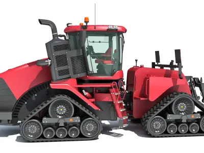 Tracked Articulated Tractor 3D model
