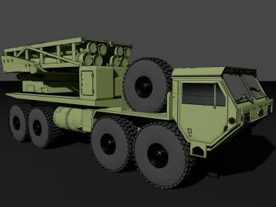 IDF Lahav - Elbit PULS MLRS 3D print model