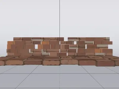 Barricade Low-poly 3D model purchase