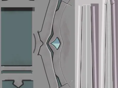 3d swords model 3D model