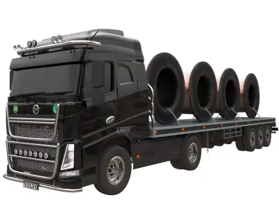volvo fh 16 transport 2 3D model