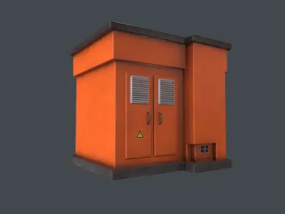 Generator VR PBR Low-poly 3D model