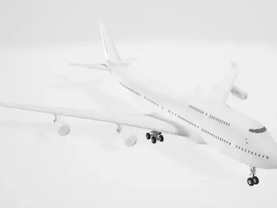 The Boeing 747 Free 3D model