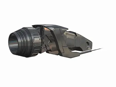 Spaceship base 3D model