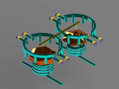 Plastic Injection Mold 3D model