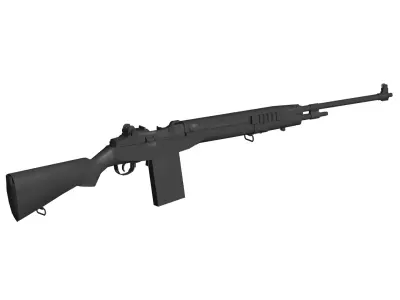M14 rifle 3D model purchase
